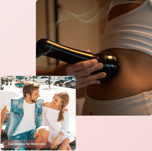 Shockwave therapy and active lifestyle images